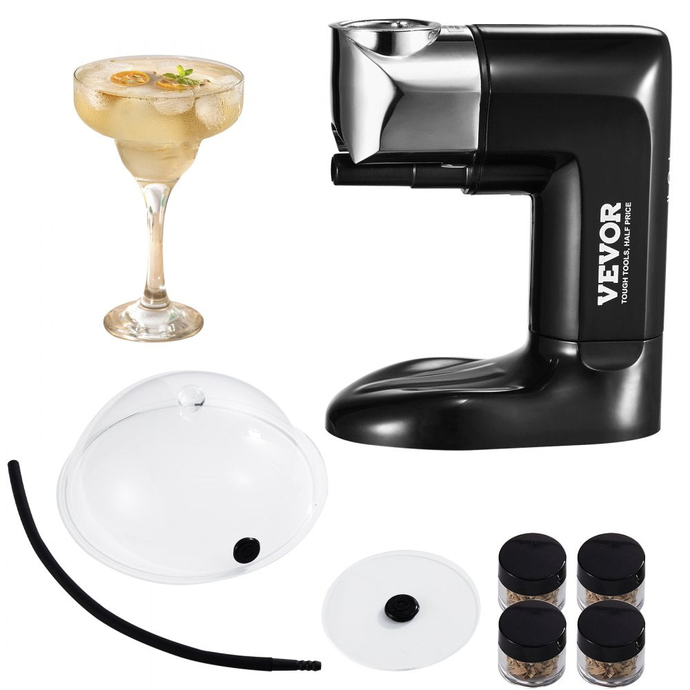 ABC-047 - Versatile Cocktail Smoker Kit with Real Wood Chips and Accessories