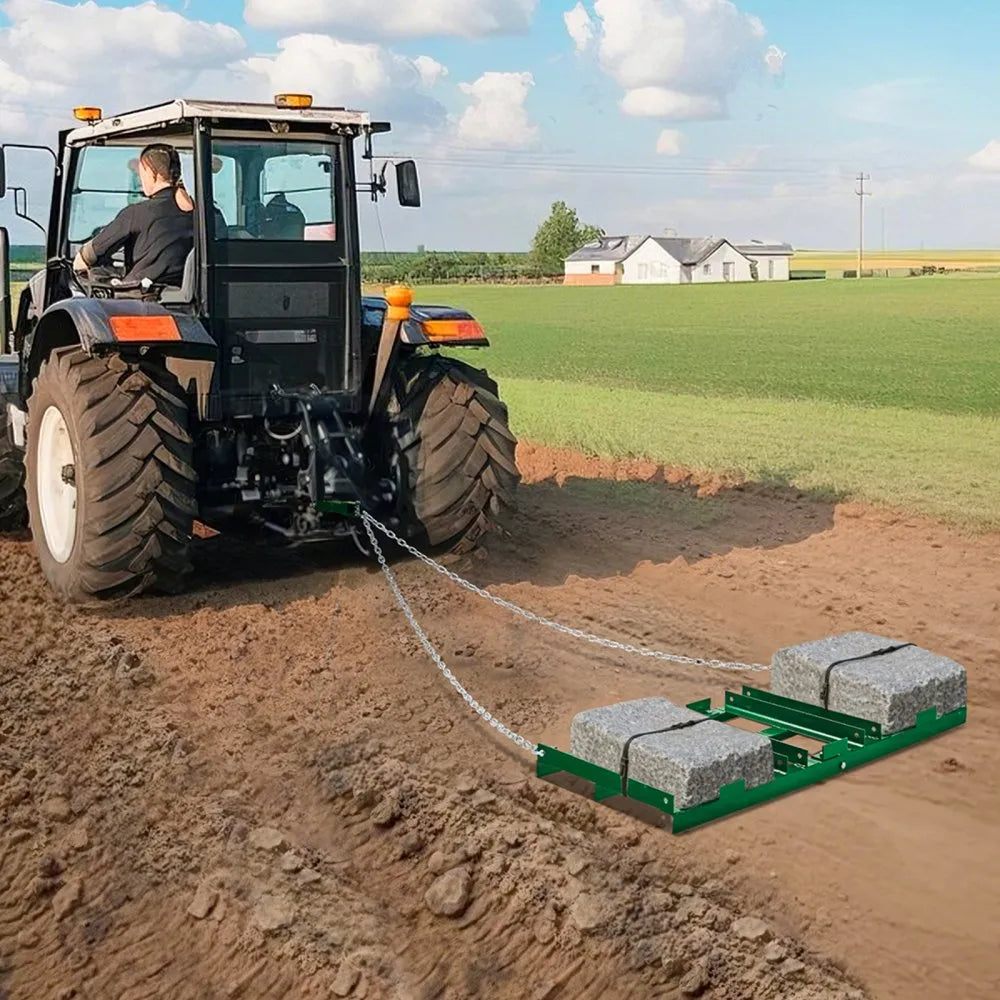 QYP48*20IN - 4FT Heavy-Duty Steel Drag Harrow for Efficient Land Management