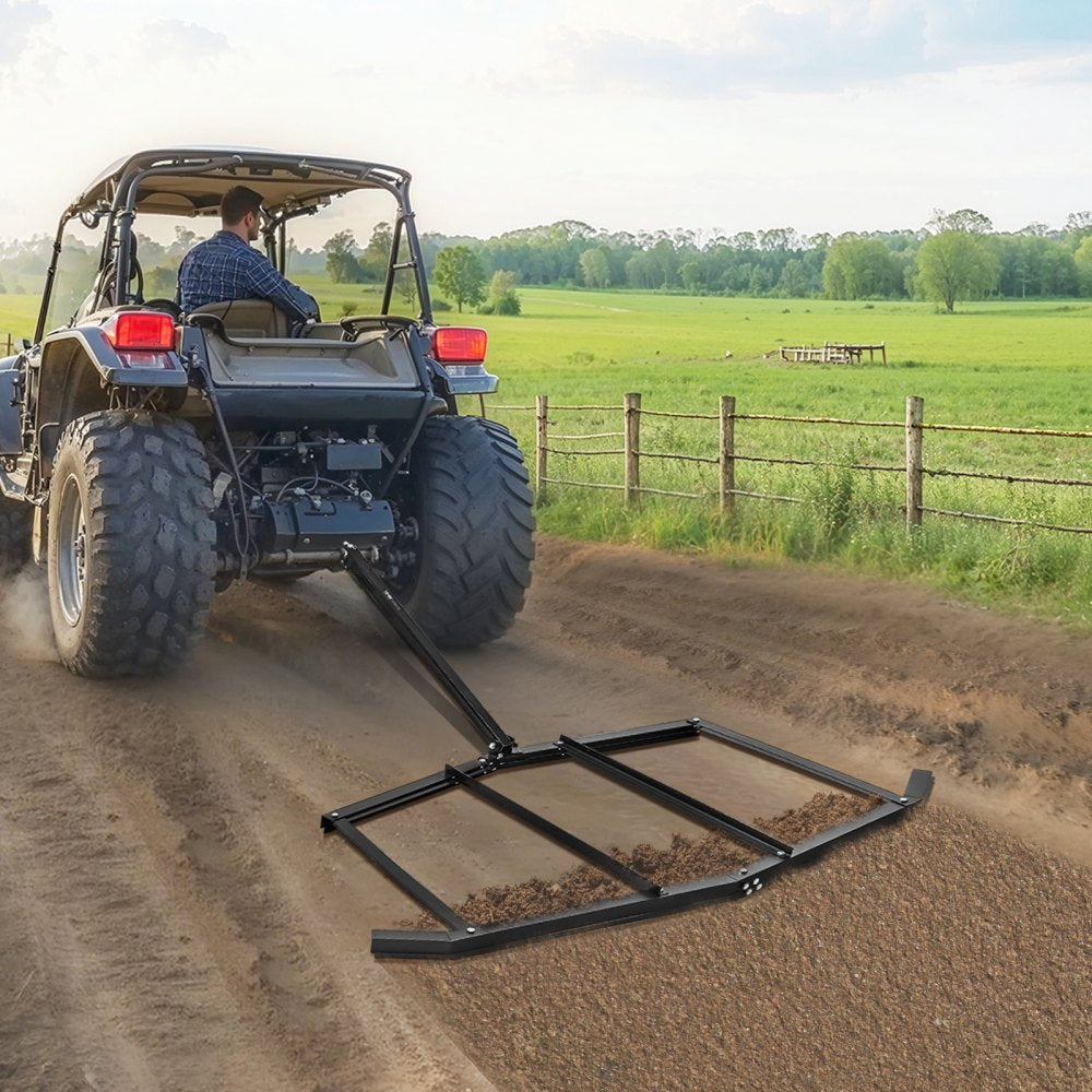 QYP72IN - 72" Heavy-Duty Steel Drag Harrow for ATVs & UTVs