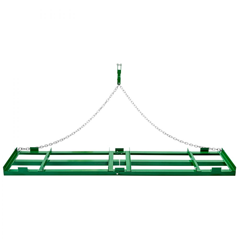 QYP96*20IN - 8 ft Durable Steel Drag Harrow for Efficient Land Leveling