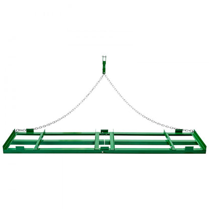 QYP96*20IN - 8 ft Durable Steel Drag Harrow for Efficient Land Leveling