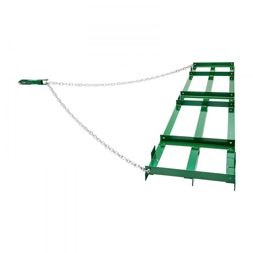 QYP96*20IN - 8 ft Durable Steel Drag Harrow for Efficient Land Leveling