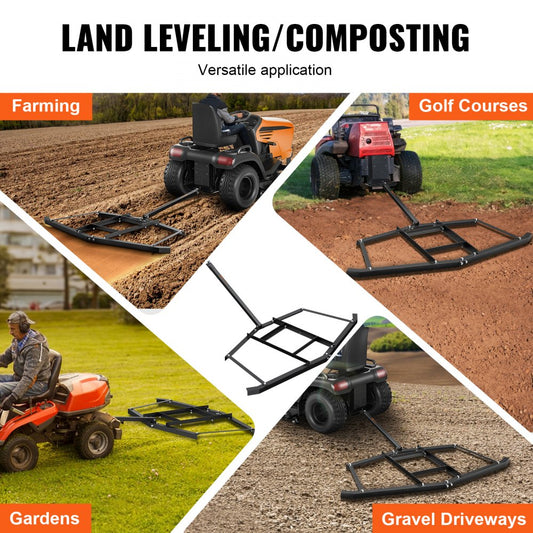 LJY1208 - Heavy-Duty Driveway Drag for Gravel Leveling & Smoothing