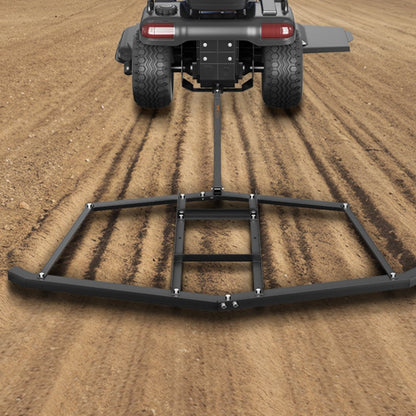 LJY1209 - VEVOR 74" Driveway Drag Harrow, Adjustable Weight for Gravel Maintenance