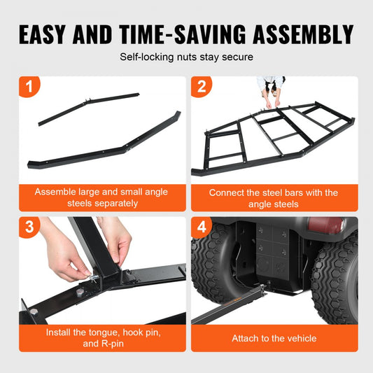 LJY1210 - 84" Heavy-Duty Driveway Drag for ATV/UTV استعمال