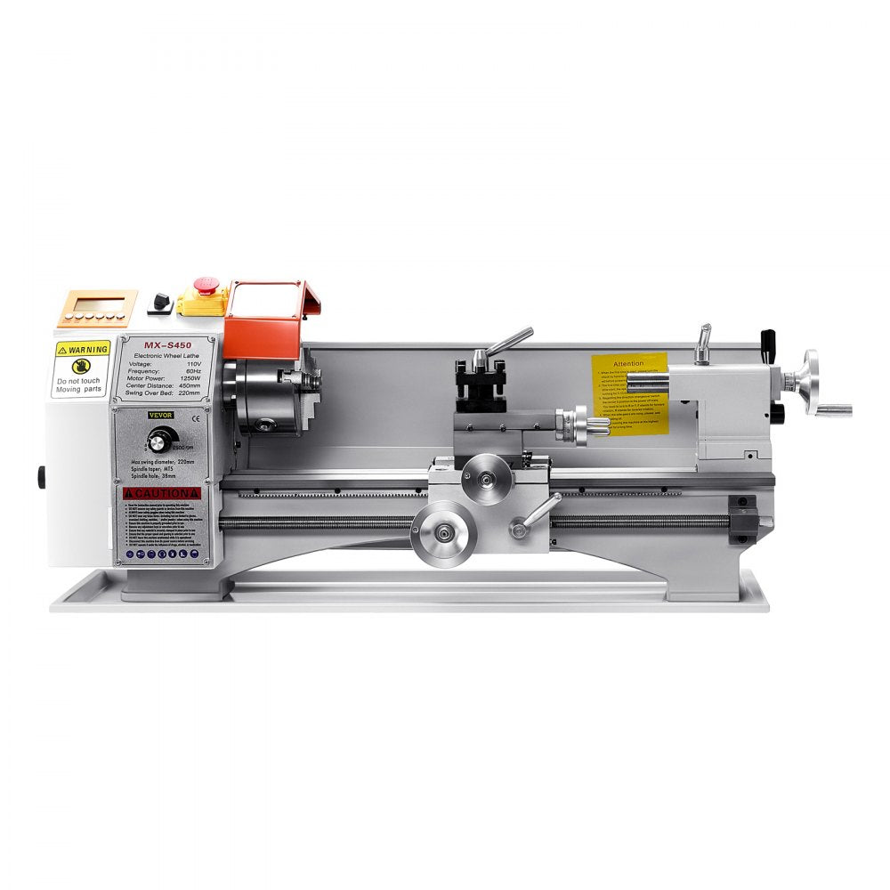 MX-S450 - Electronic 8.7" x 18" Metal Lathe with Automated Feeding