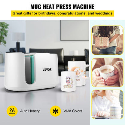 PD150 - Automatic 11-15 oz Mug Press for Quick Sublimation