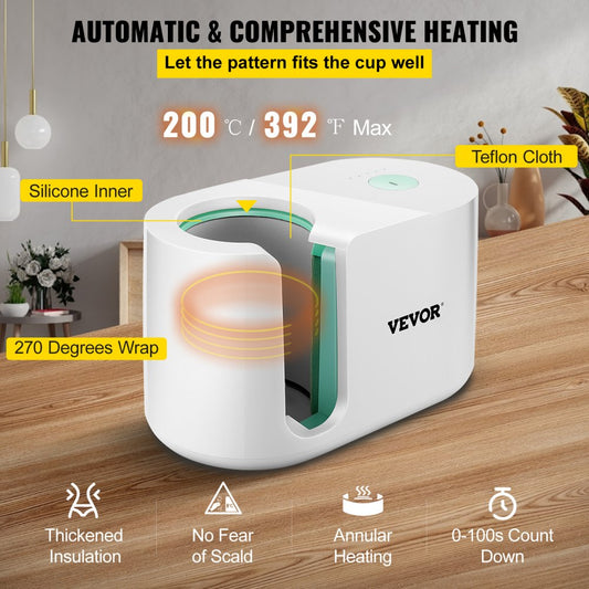 PD150 - Automatic 11-15 oz Mug Press for Quick Sublimation