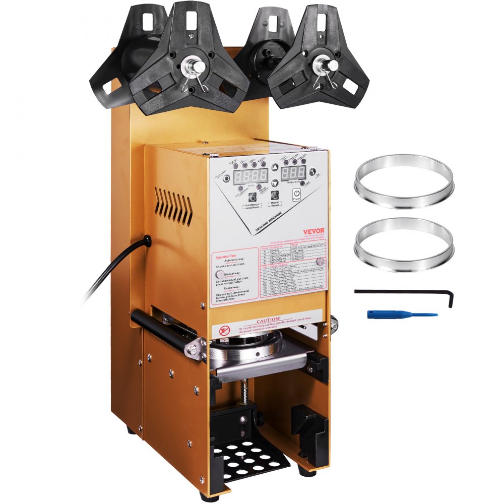 WY-890 - High-Speed Cup Sealing Machine, 650 Cups/Hour