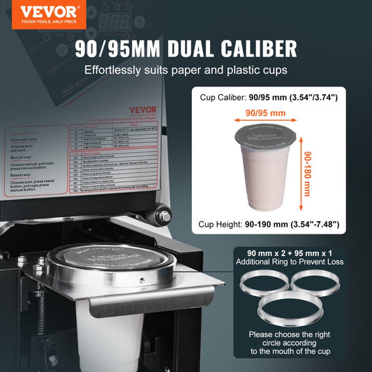 WY-980 - High-Volume Automatic Cup Sealing Machine for 190mm Cups