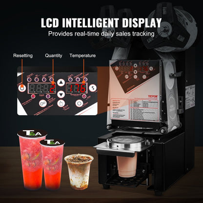 WY-980 - High-Volume Automatic Cup Sealing Machine for 190mm Cups