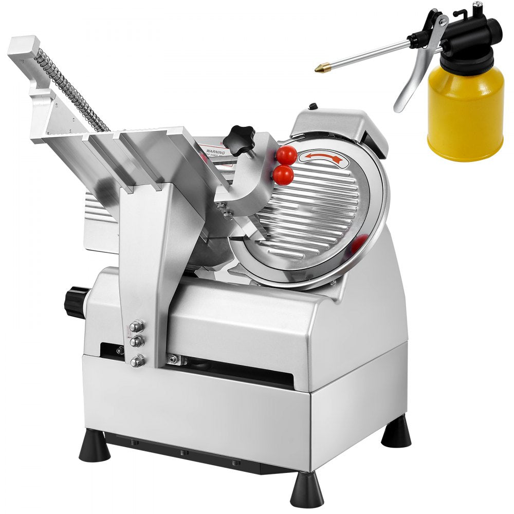 SA-250A - 10-Inch Stainless Steel Meat Slicer with Adjustable Thickness