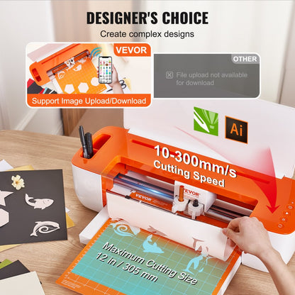 Smart1 - High Precision Vinyl Cutter for DIY Projects, 0.1mm Accuracy