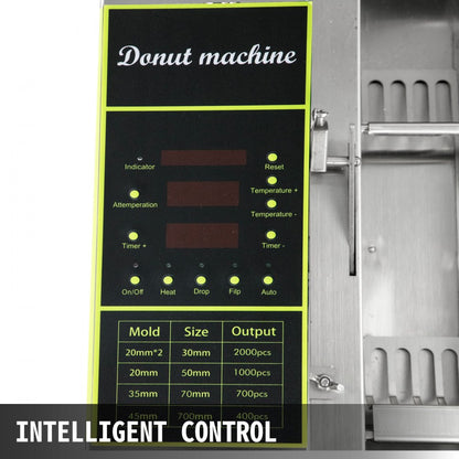 010897822034 - High-Efficiency Stainless Steel Automatic Donut Fryer