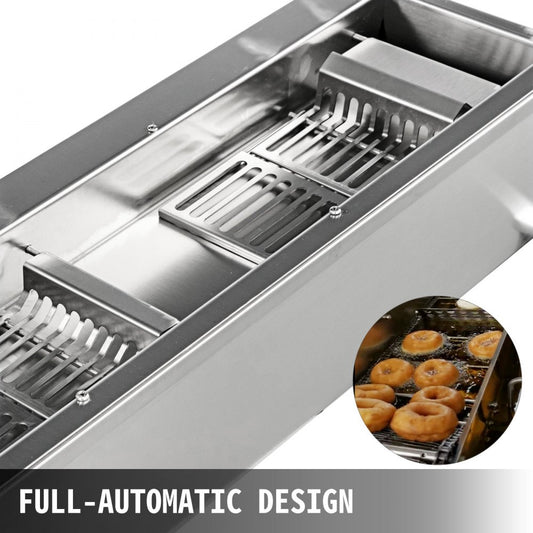 010897822034 - High-Efficiency Stainless Steel Automatic Donut Fryer