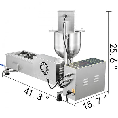 010897822034 - High-Efficiency Stainless Steel Automatic Donut Fryer
