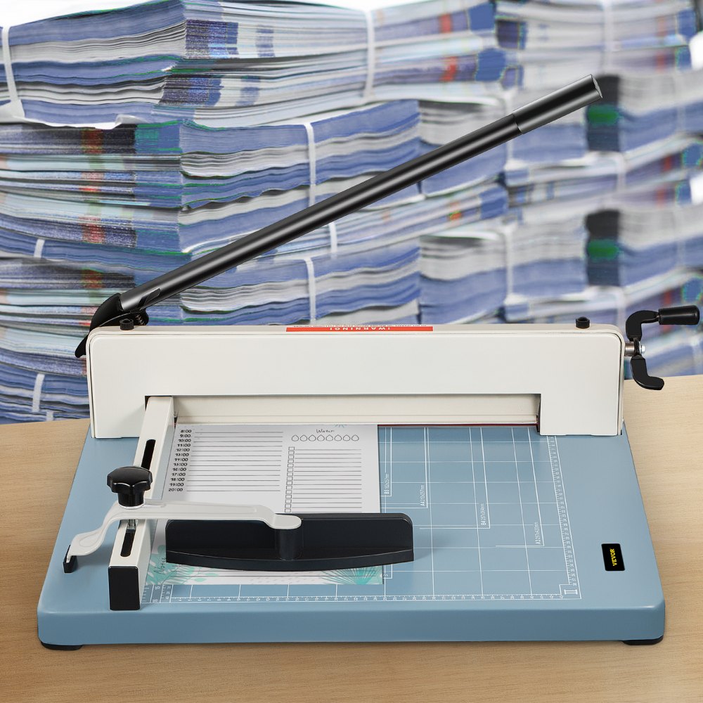 010138382929 - 44cm VEVOR Heavy-Duty Paper Cutter with Safety Lock