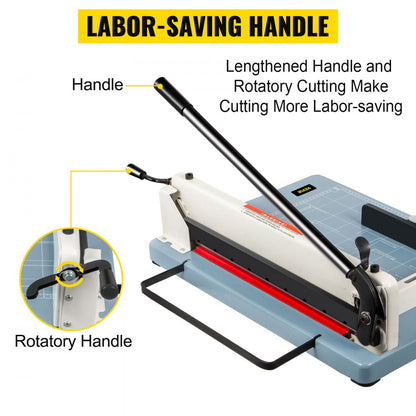 010539581610 - VEVOR 11.69" Heavy-Duty Paper Cutter for 400 Sheets