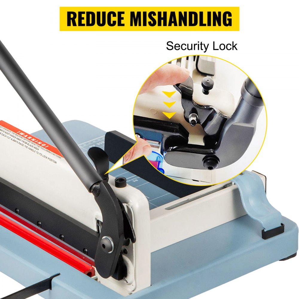 010539581610 - VEVOR 11.69" Heavy-Duty Paper Cutter for 400 Sheets