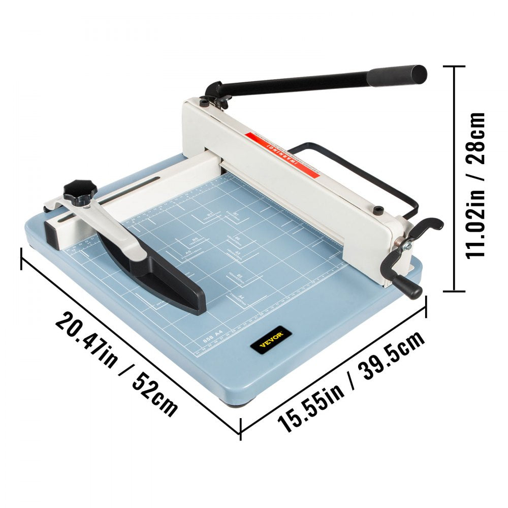 010539581610 - VEVOR 11.69" Heavy-Duty Paper Cutter for 400 Sheets