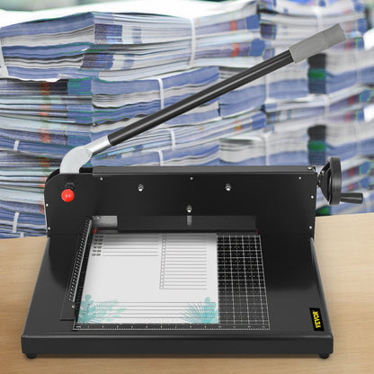 010818015613 - Heavy-Duty 12" Manual Paper Cutter with Safety Features