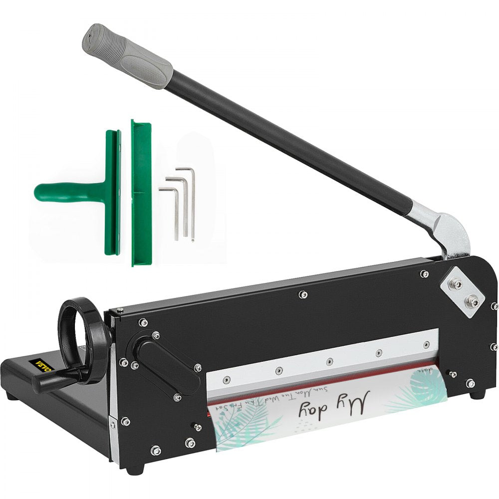 010818015613 - Heavy-Duty 12" Manual Paper Cutter with Safety Features