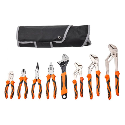 SY-808 - 8-Piece High Carbon Steel Pliers Set with Ergonomic Handles