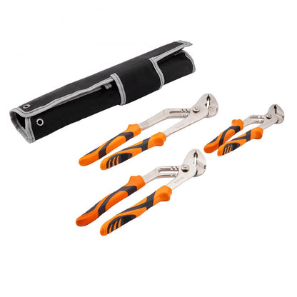 SY-325 - 3-Piece Adjustable Groove Joint Pliers Set for Home Repairs