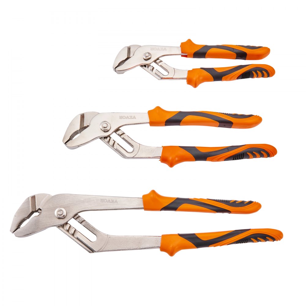 SY-325 - 3-Piece Adjustable Groove Joint Pliers Set for Home Repairs