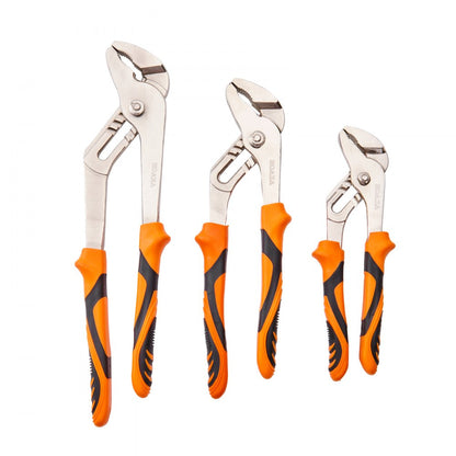SY-325 - 3-Piece Adjustable Groove Joint Pliers Set for Home Repairs
