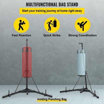010122013316 - Adjustable VEVOR Heavy Bag Stand for Fitness & Agility