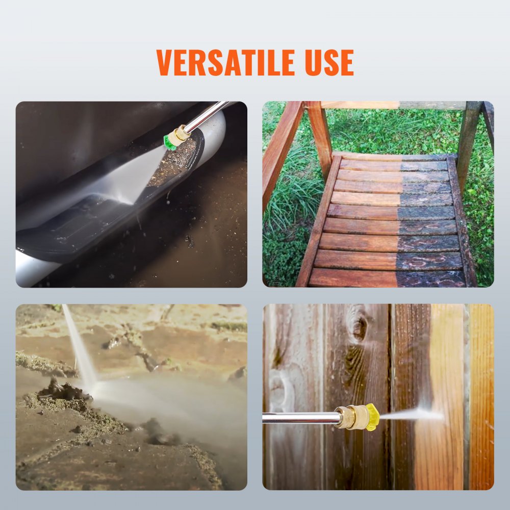 BS180D-SP - 3600 PSI Gas Pressure Washer with 7HP Engine & 5 Nozzles