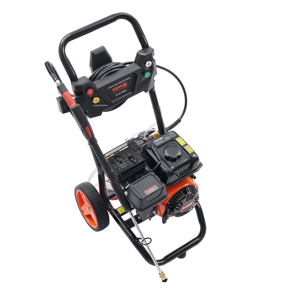 BS180D-SP - 3600 PSI Gas Pressure Washer with 7HP Engine & 5 Nozzles