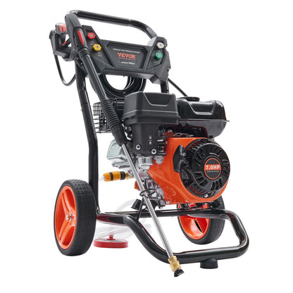 BS180D-SP - 3600 PSI Gas Pressure Washer with 7HP Engine & 5 Nozzles