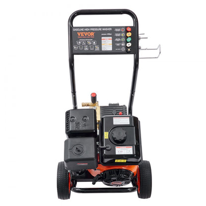 BSG250A - 4400 PSI Gas Pressure Washer with 5 Nozzles & 2-Wheel Cart