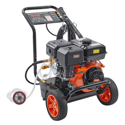 BSG250A - 4400 PSI Gas Pressure Washer with 5 Nozzles & 2-Wheel Cart