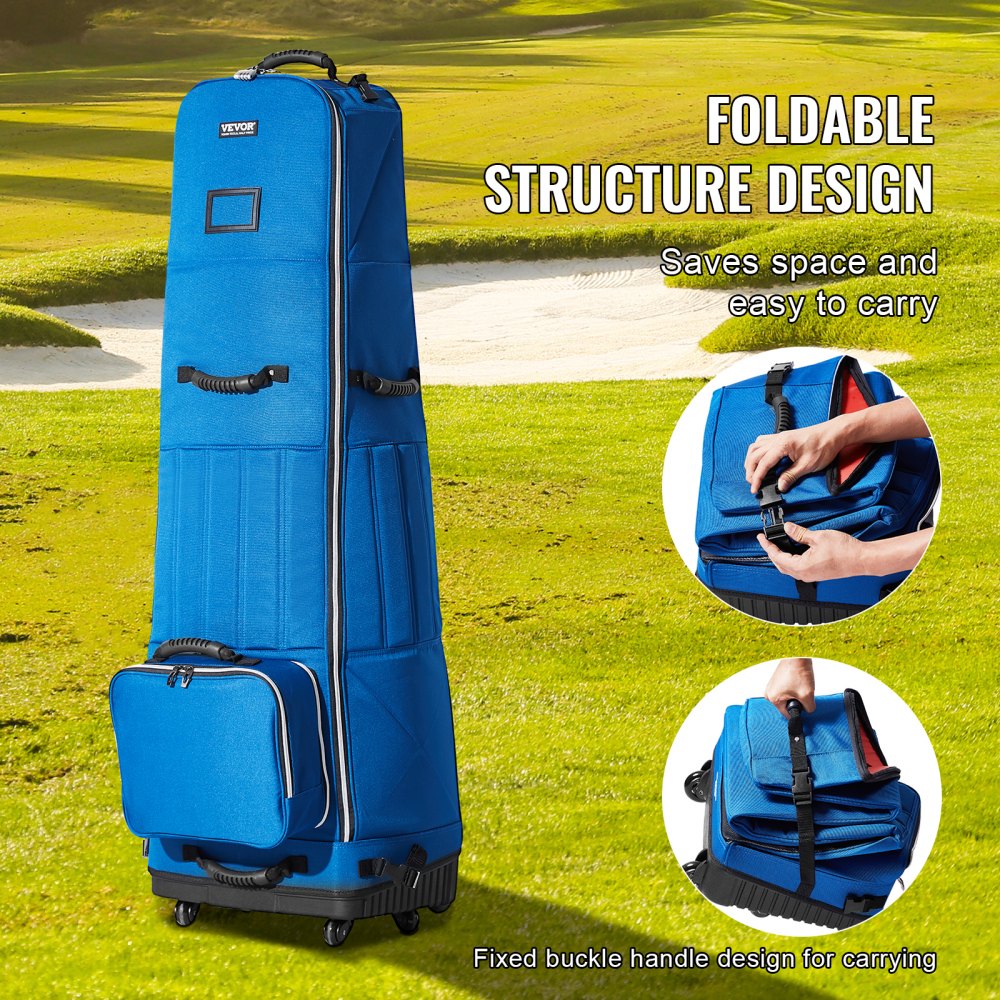 50860 - Premium Golf Travel Bag with Wheels & External Pocket