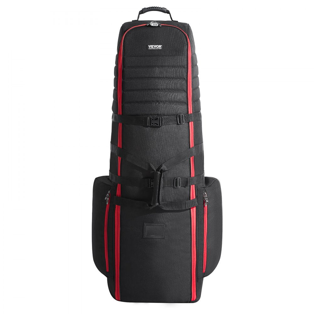 50878 - Durable Golf Club Travel Bag with Wheels & Lockable Storage