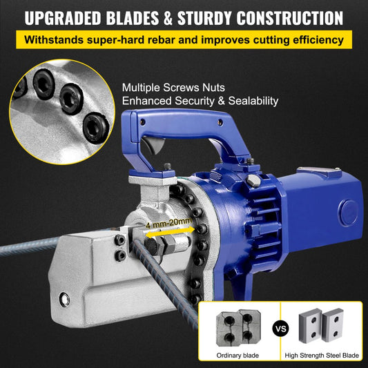 RC-25 - 1700W Portable Electric Rebar Cutter for 4-25mm Steel