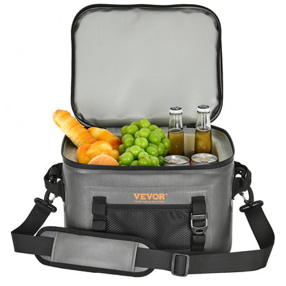 HT-20233 - 14.2x11x9.4 Soft Cooler Bag for 16 Cans, Leakproof Design