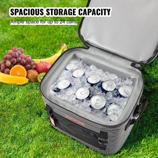 HT-20234 - Leakproof 24-Can Soft Cooler Bag for Outdoor Adventures