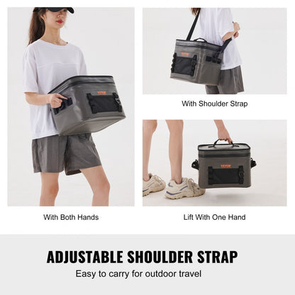 HT-20234 - Leakproof 24-Can Soft Cooler Bag for Outdoor Adventures