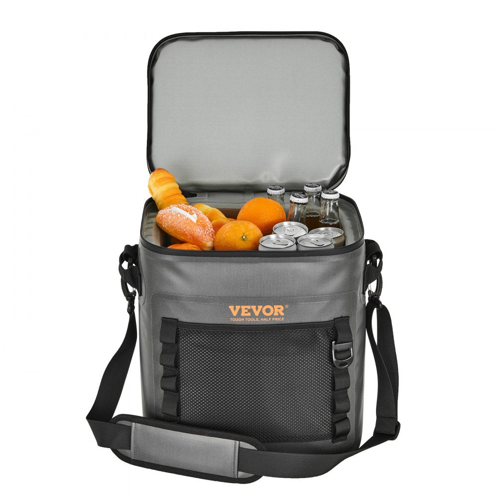 HT-20235 - Portable 30-Can Leakproof Soft Cooler Bag 14.2"x11"x15.6"