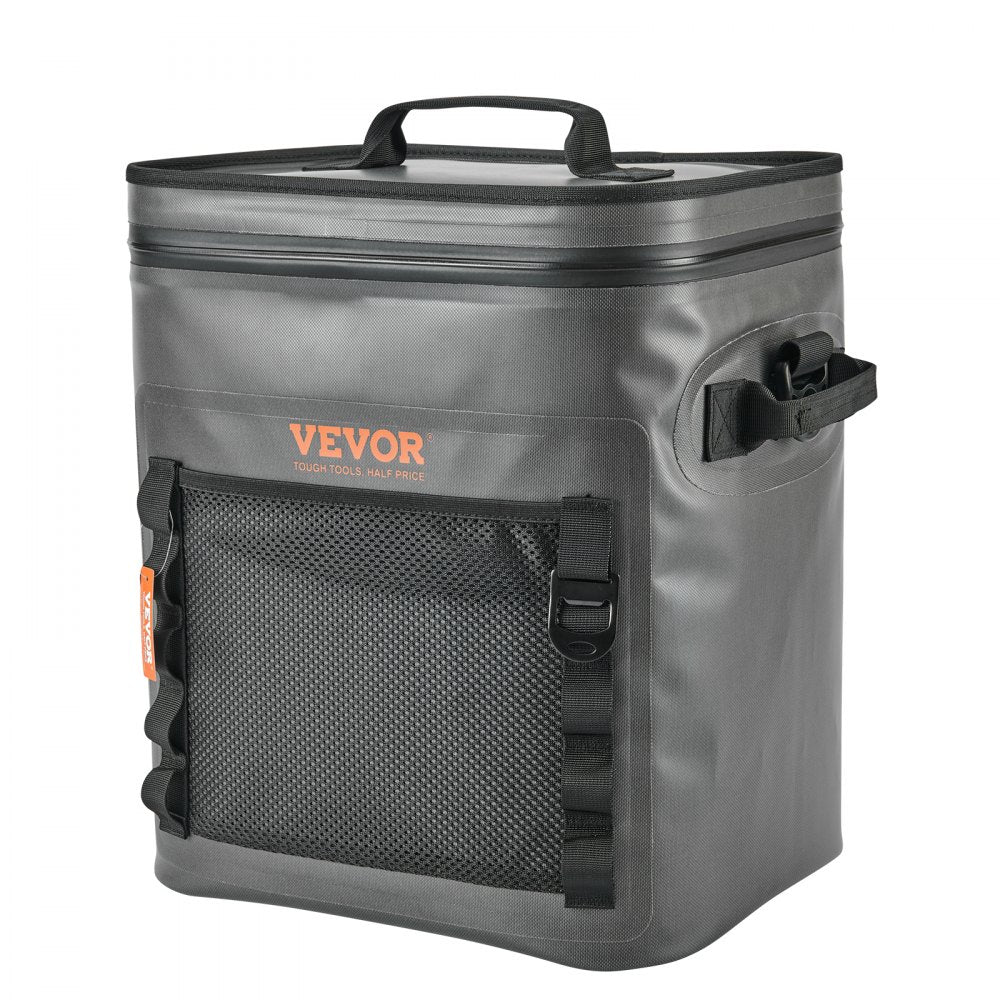 HT-20235 - Portable 30-Can Leakproof Soft Cooler Bag 14.2"x11"x15.6"