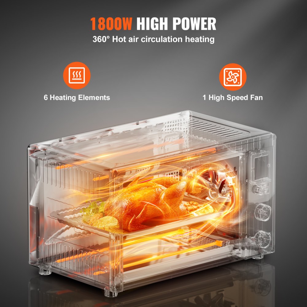 TE283-C - 28L 1800W Convection Oven with 10 Cooking Functions