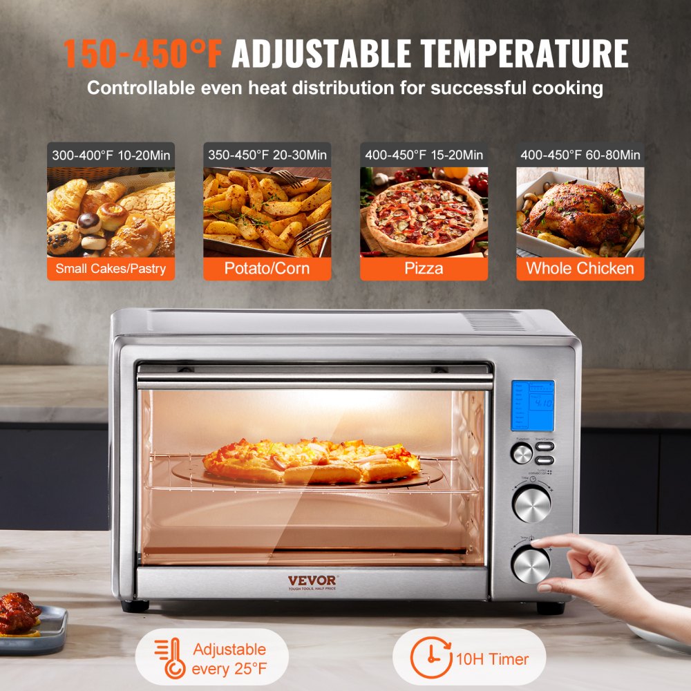 TE283-C - 28L 1800W Convection Oven with 10 Cooking Functions