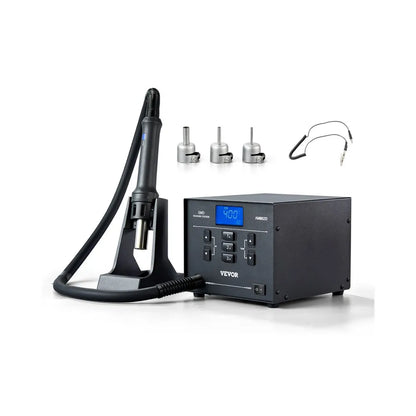 AM862D - 1000W Hot Air Rework Station with Digital Display and Safety Features