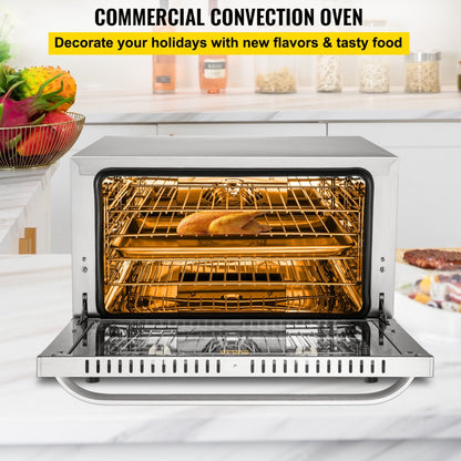 FD-47 - Compact 47L Convection Oven, 18.5"x15.4", Rapid Heating & Easy Control