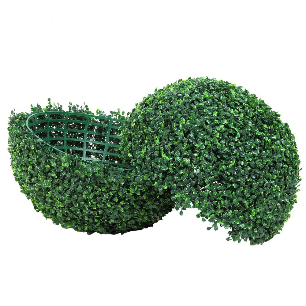 MLQ-16 - 16” Realistic Boxwood Topiary Trees with Butterflies (2 Pack)