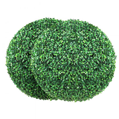MLQ-20 - 20” Ball-Shape Faux Boxwood Topiary Trees for Elegant Decor